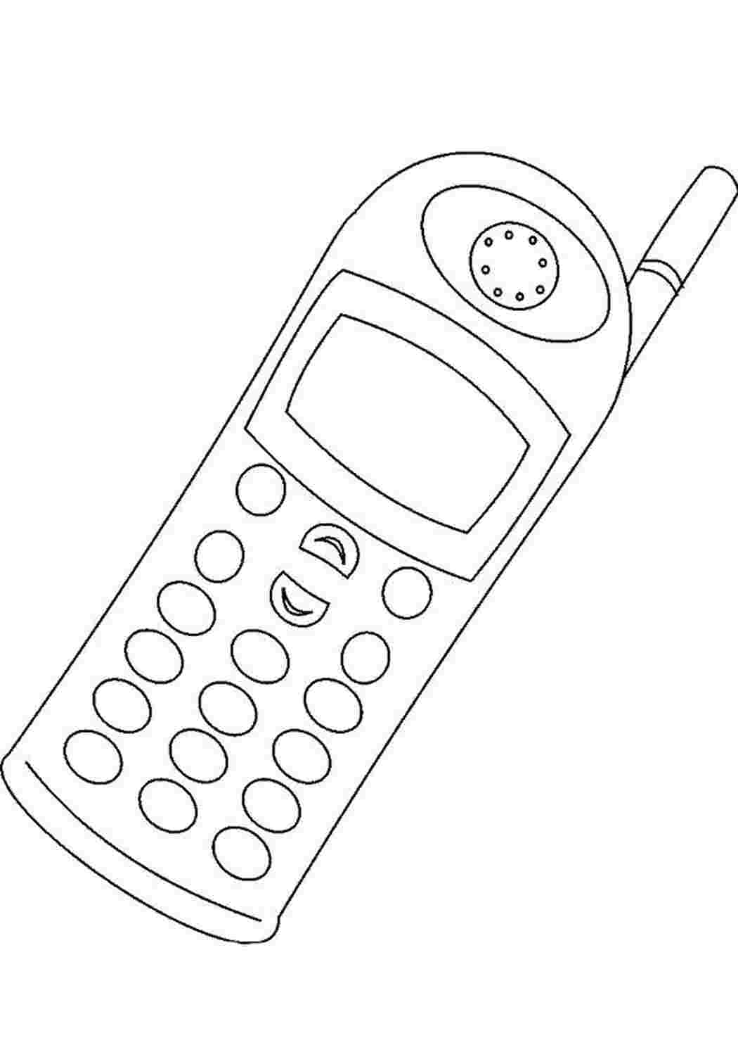 Раскраска telephone6