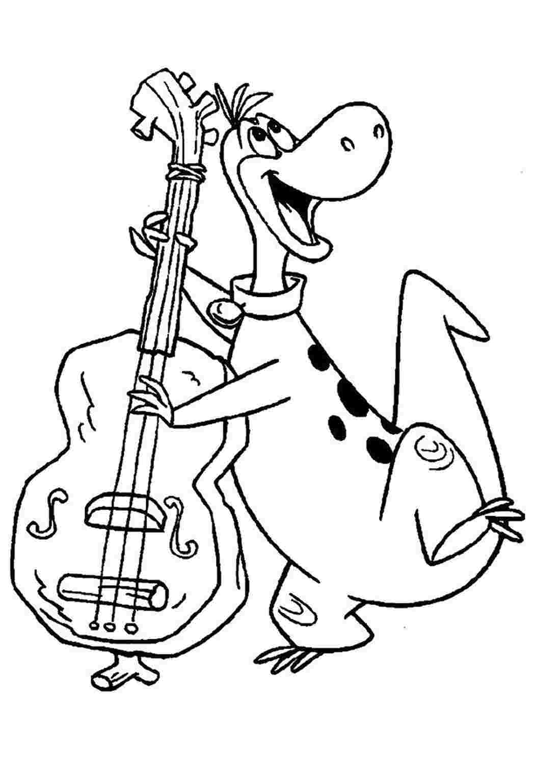 Раскраска  Флинстоуны