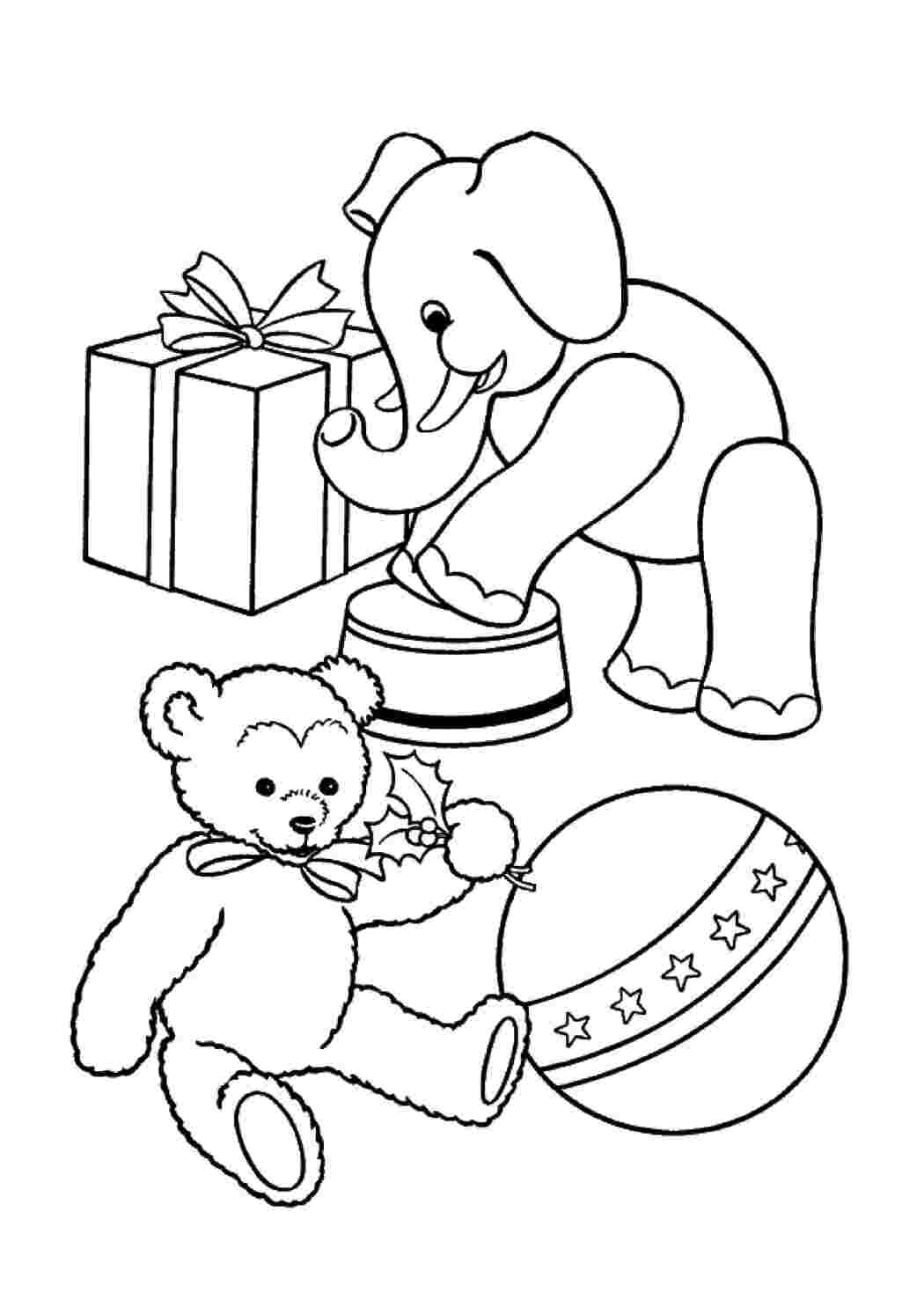 Раскраска Игрушки