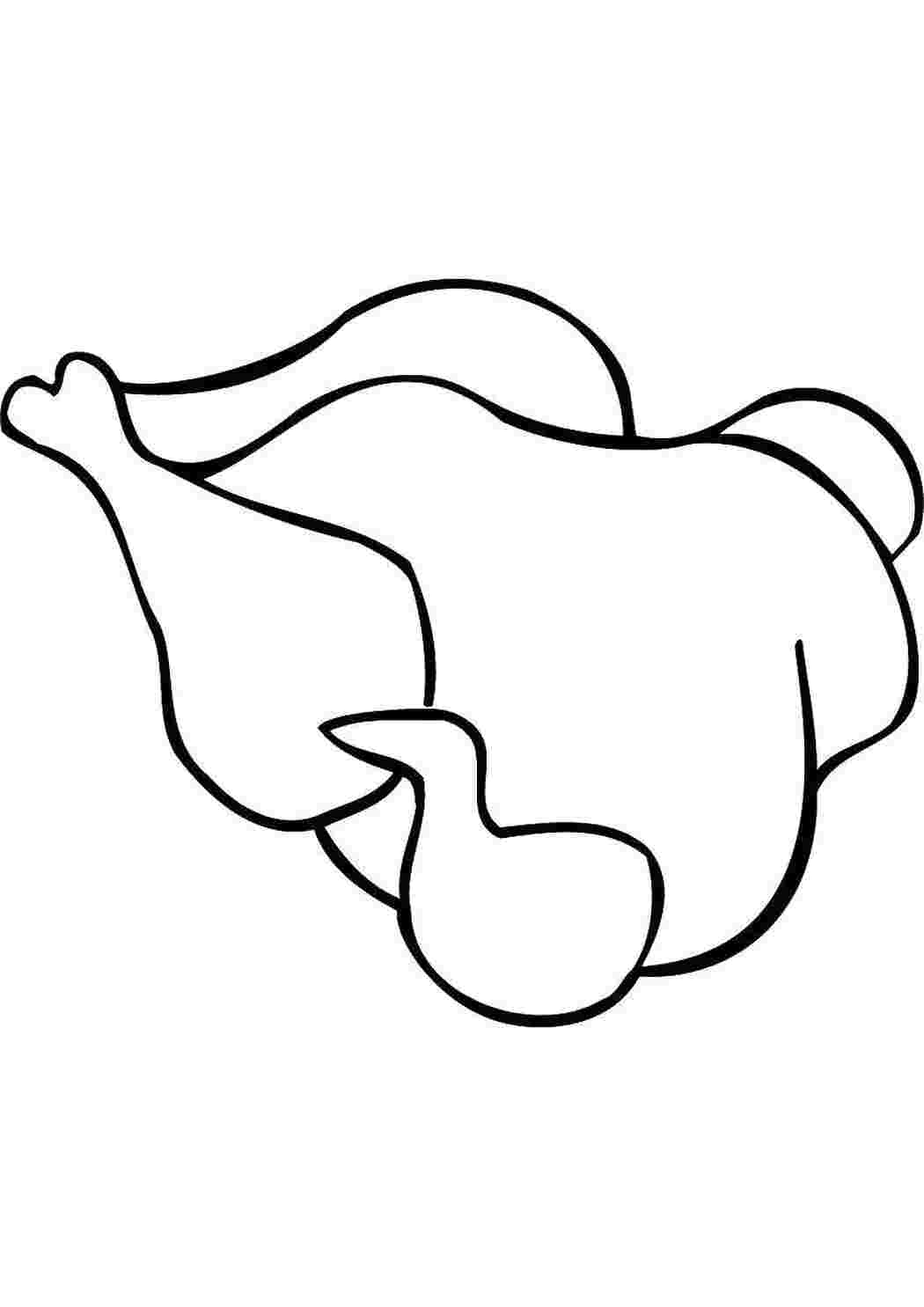 Раскраска Курочка.