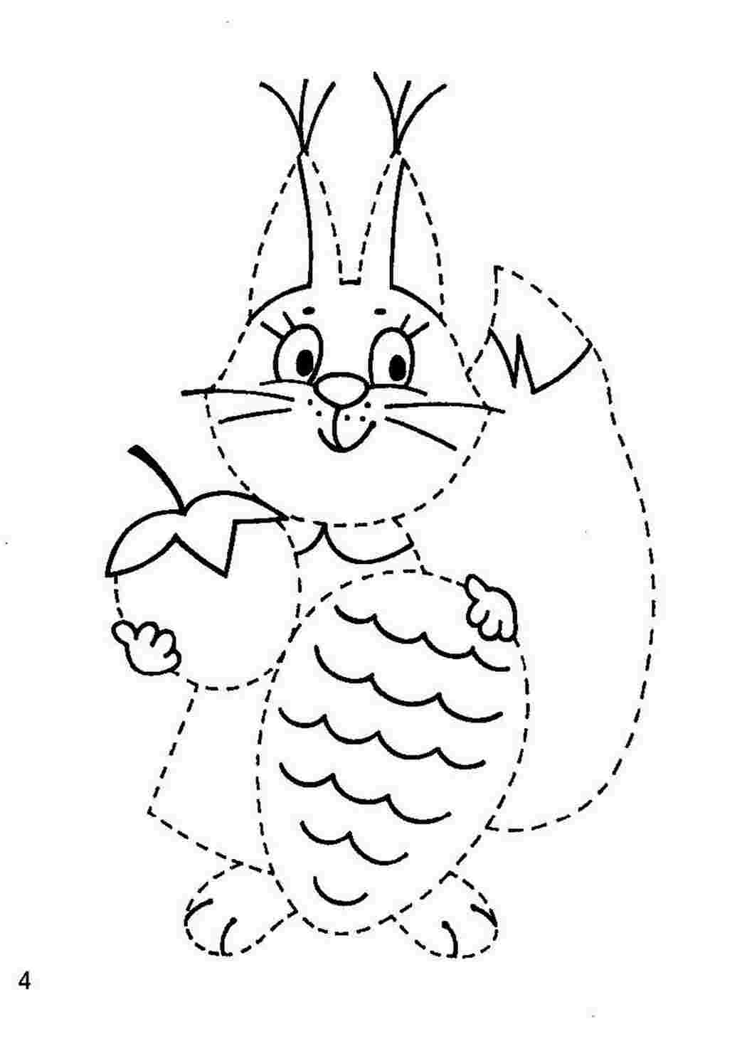 Раскраска Штриховки