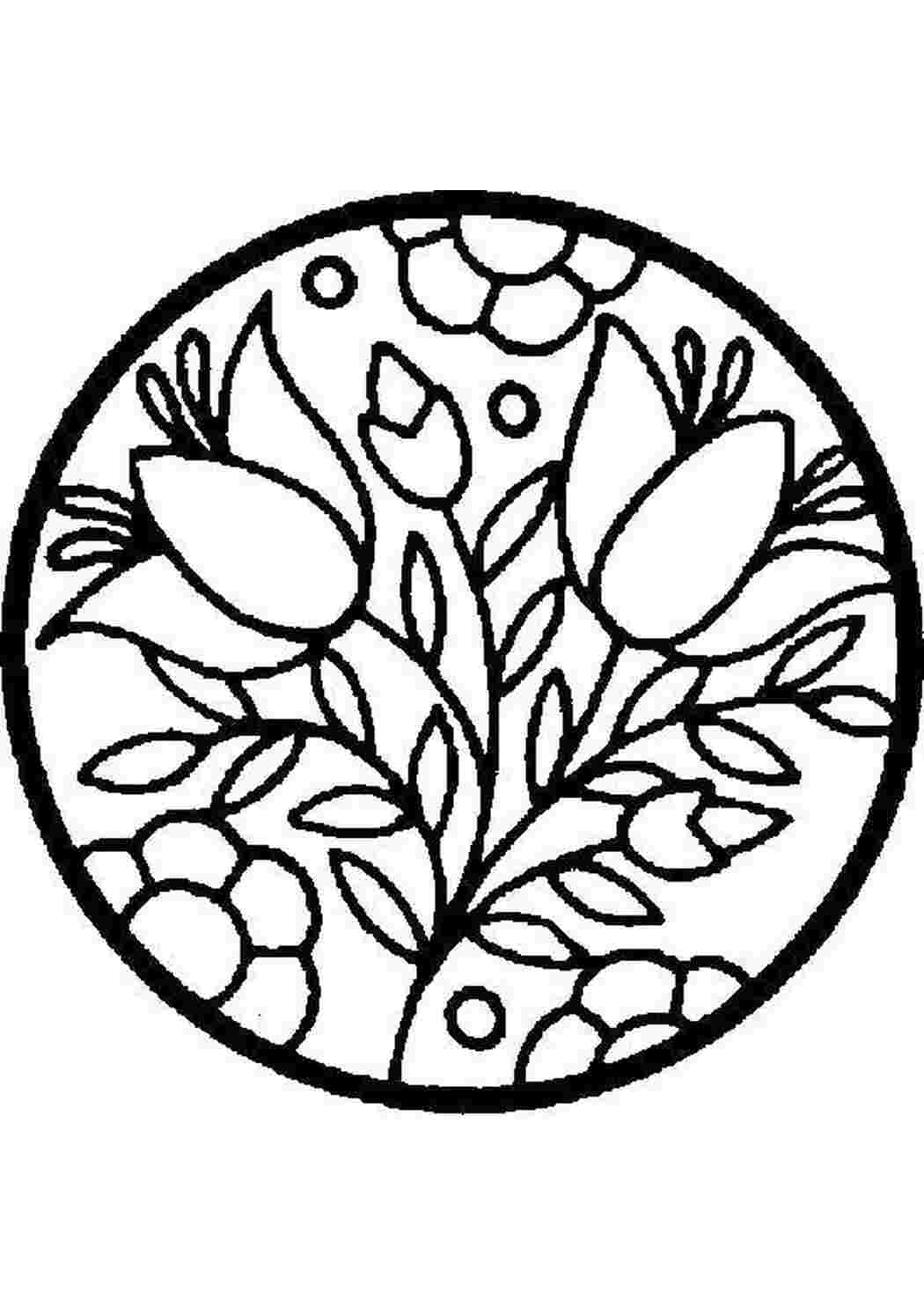 Раскраска Цветы