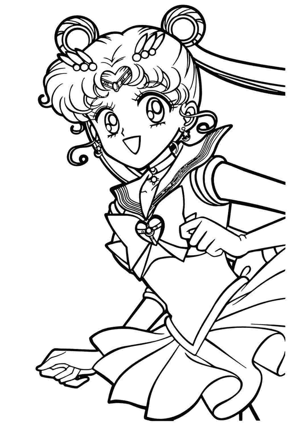 Раскраска Сейлор мун