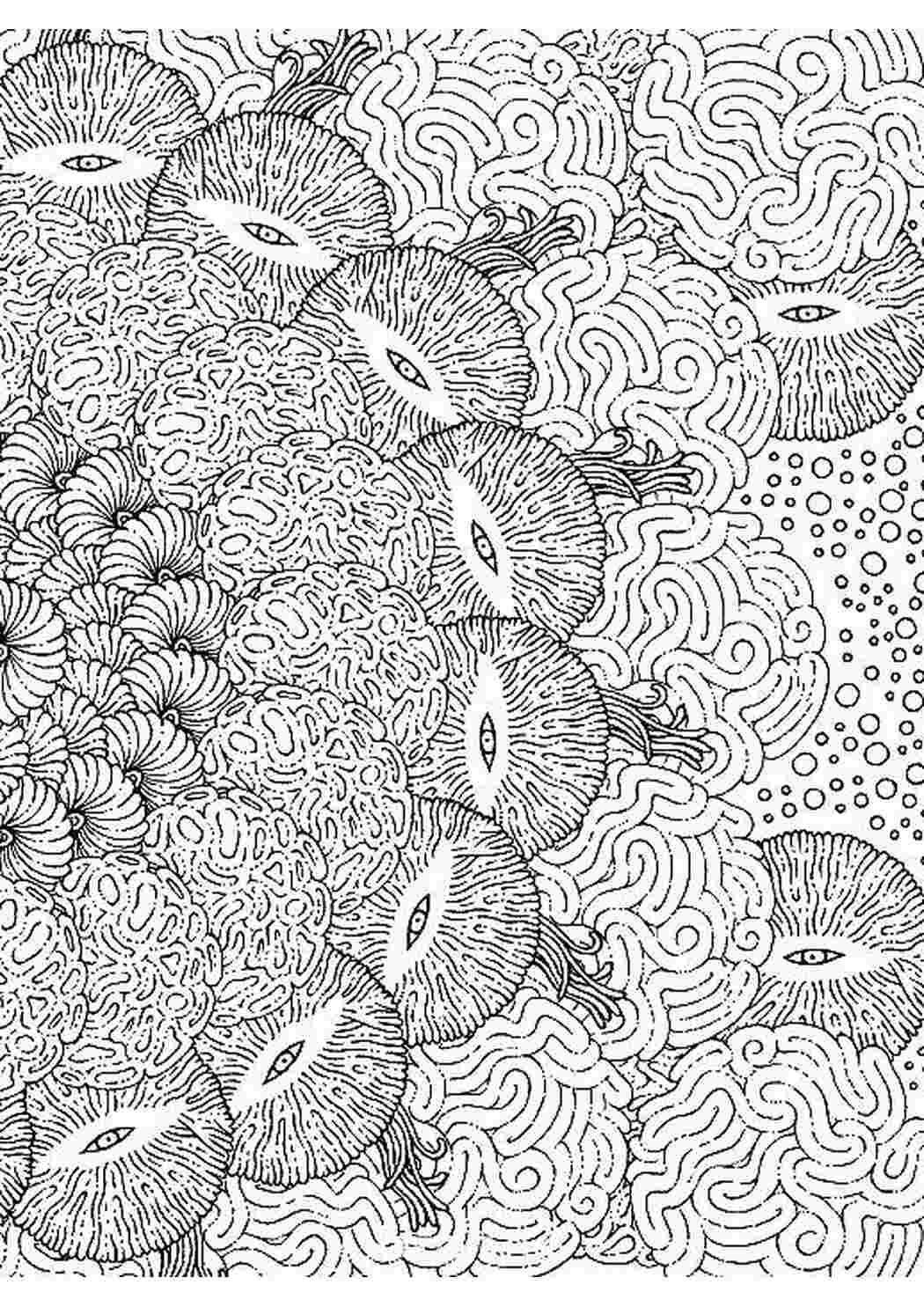 Раскраска Кораллы