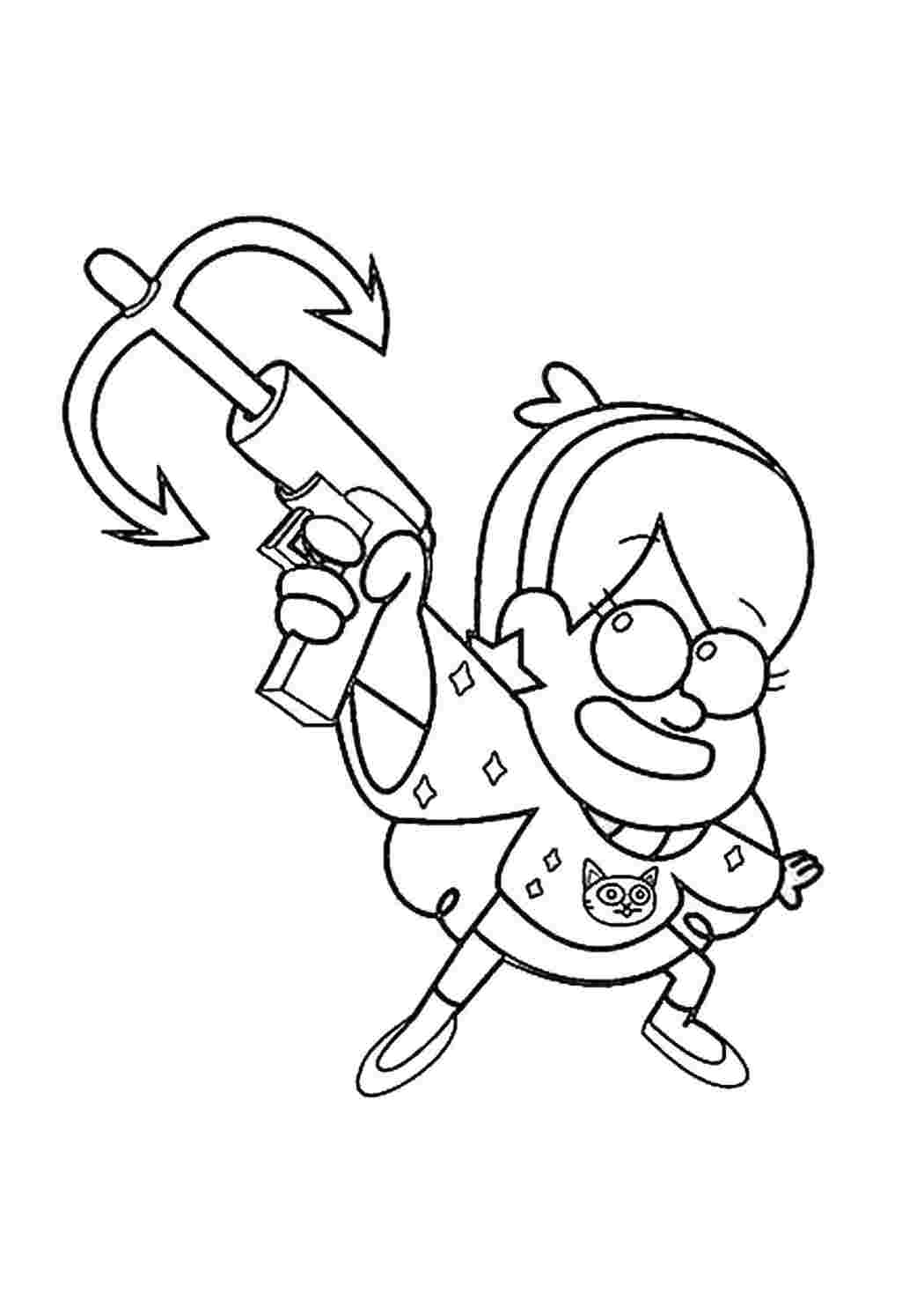 Раскраска Мэйбл Пайнс