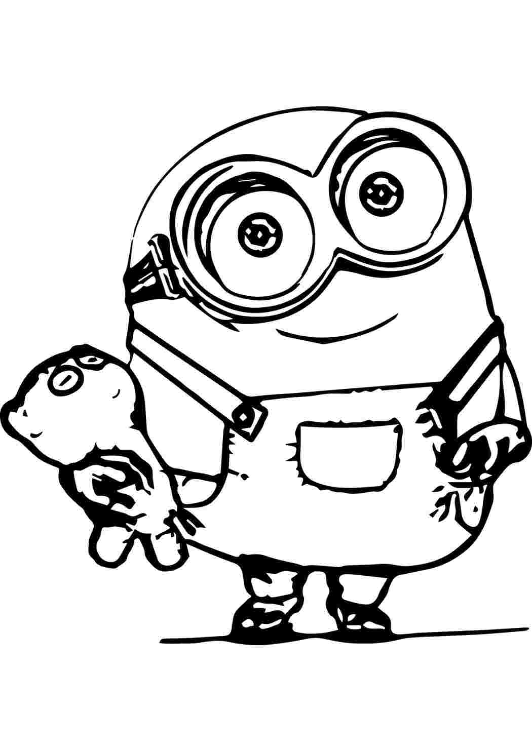 Раскраска Миньон