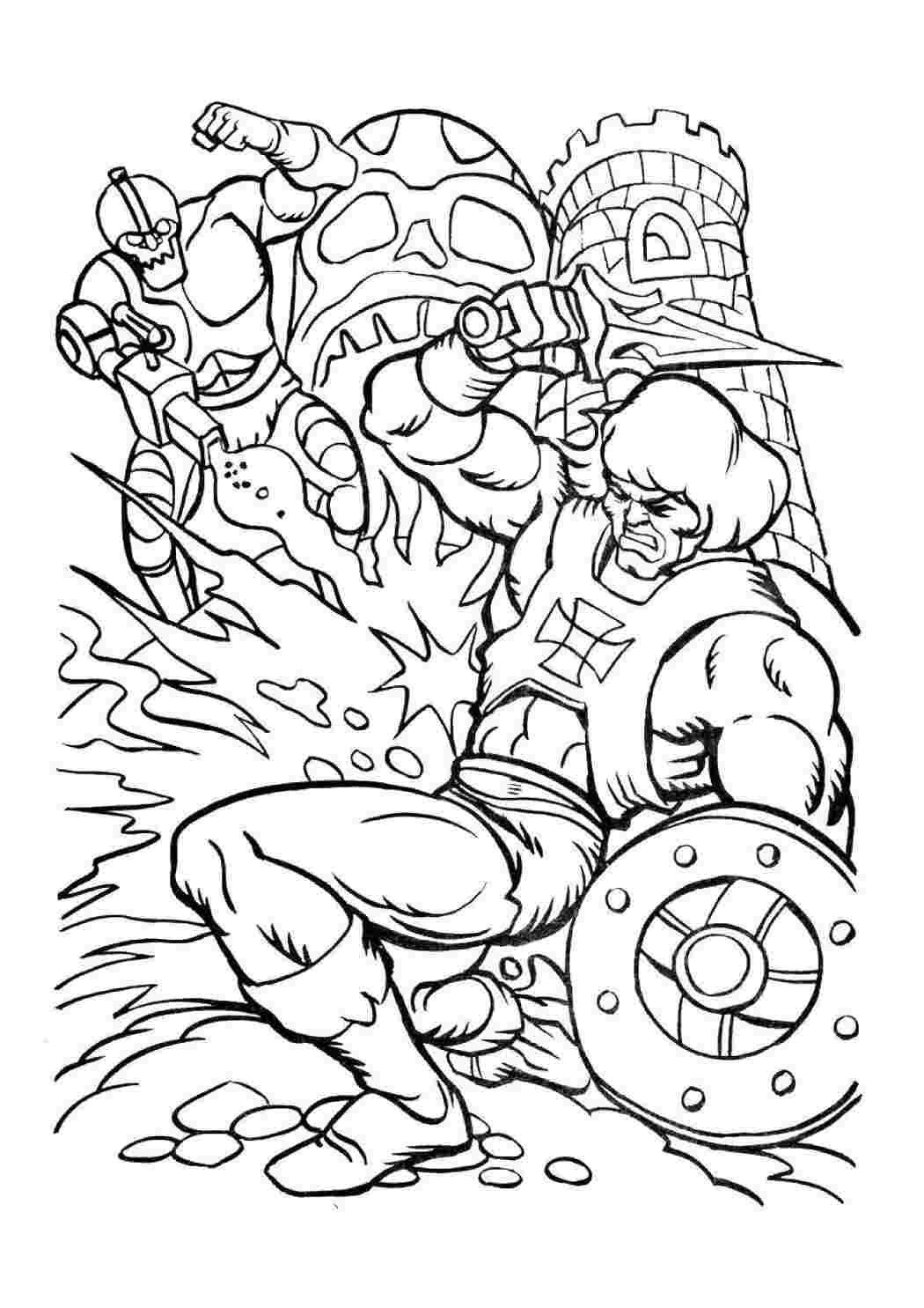 Раскраска Супергерои