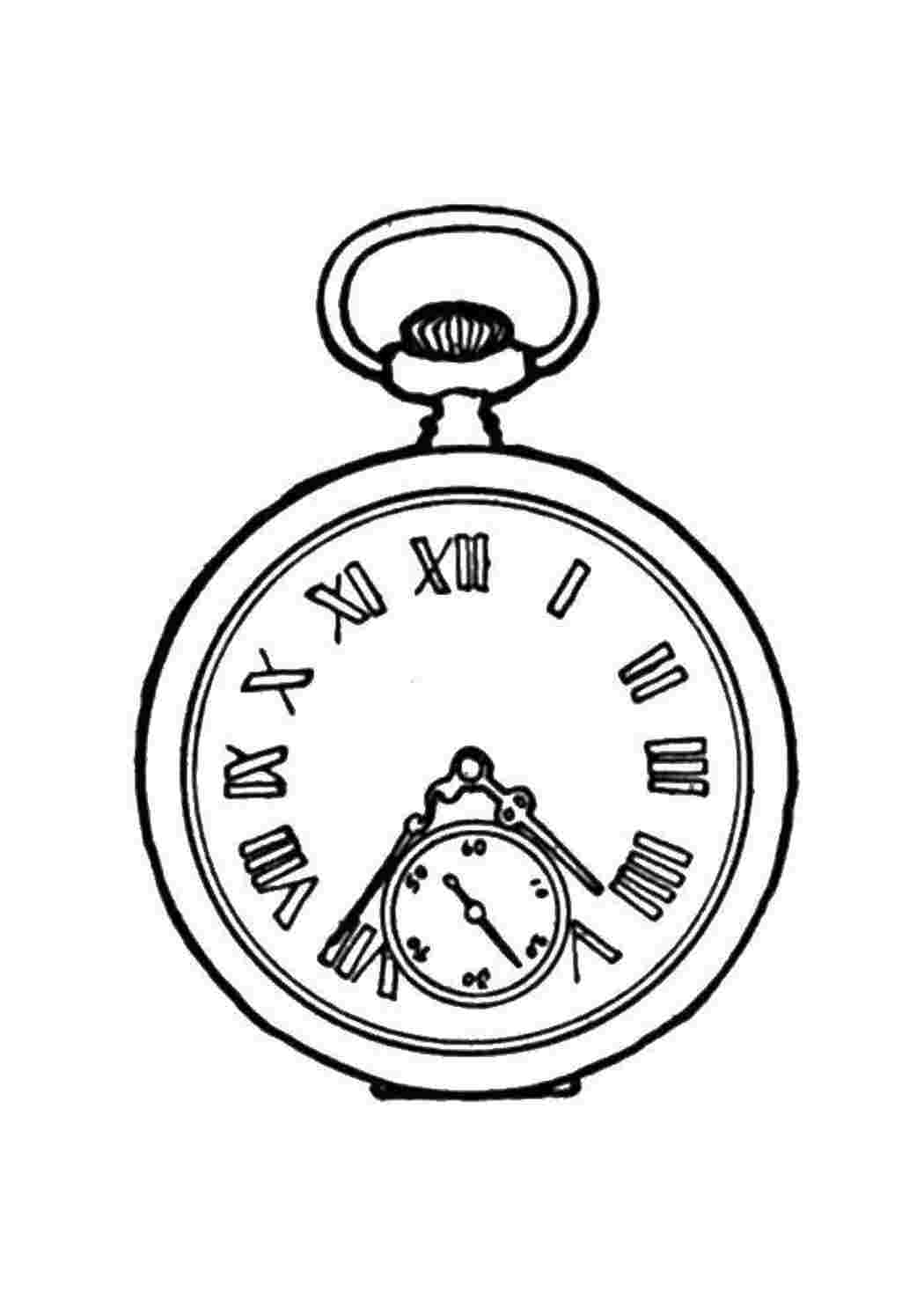 Раскраска Часы