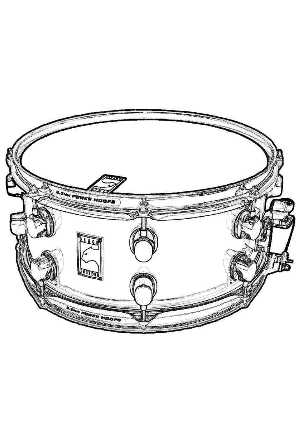 Раскраска Барабан