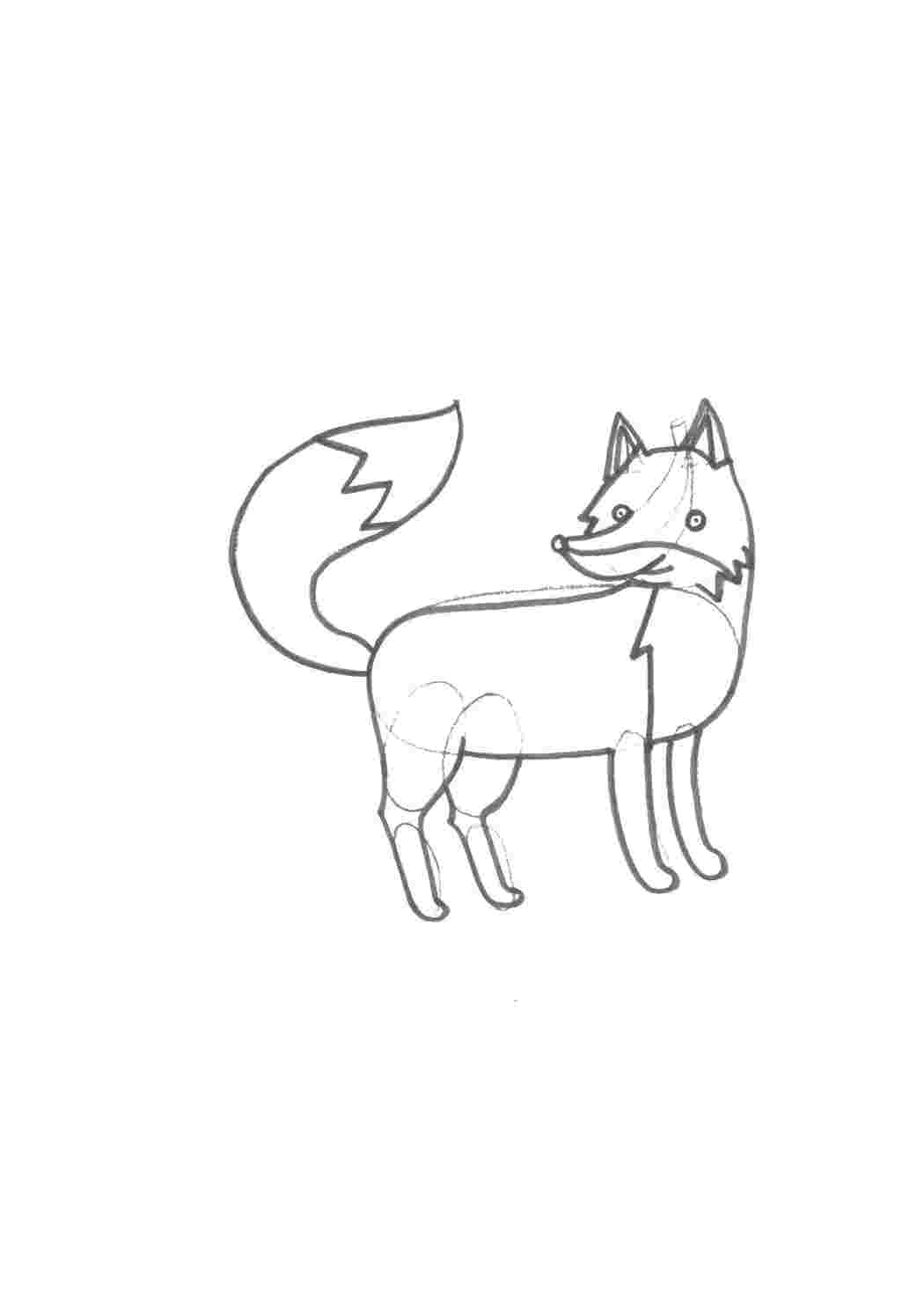 Раскраска Лисичка
