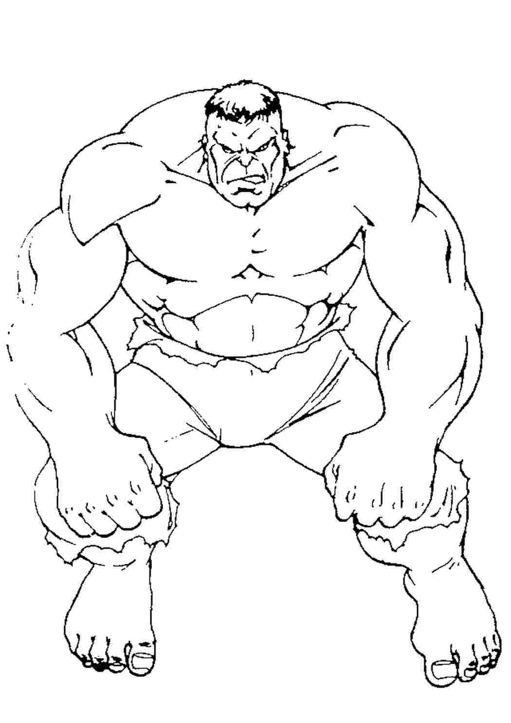 Раскраска Злой Халк