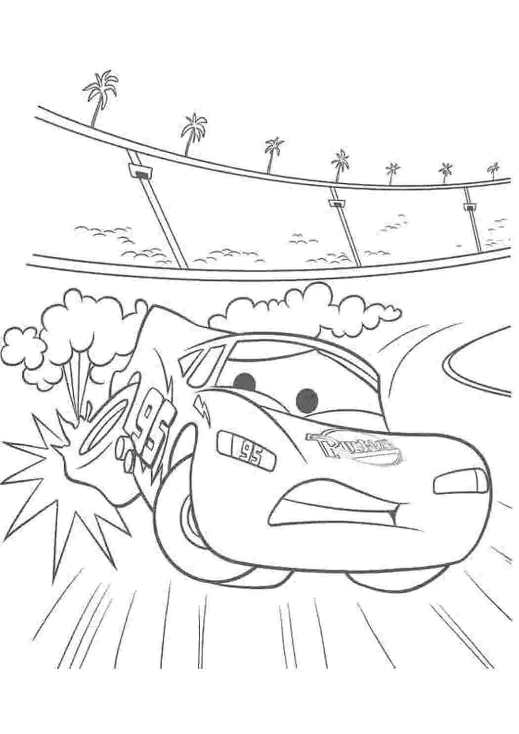 Раскраска Авария