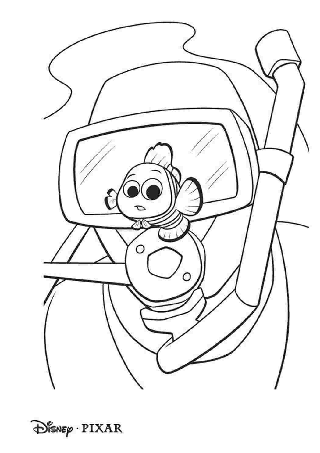 Раскраска немо