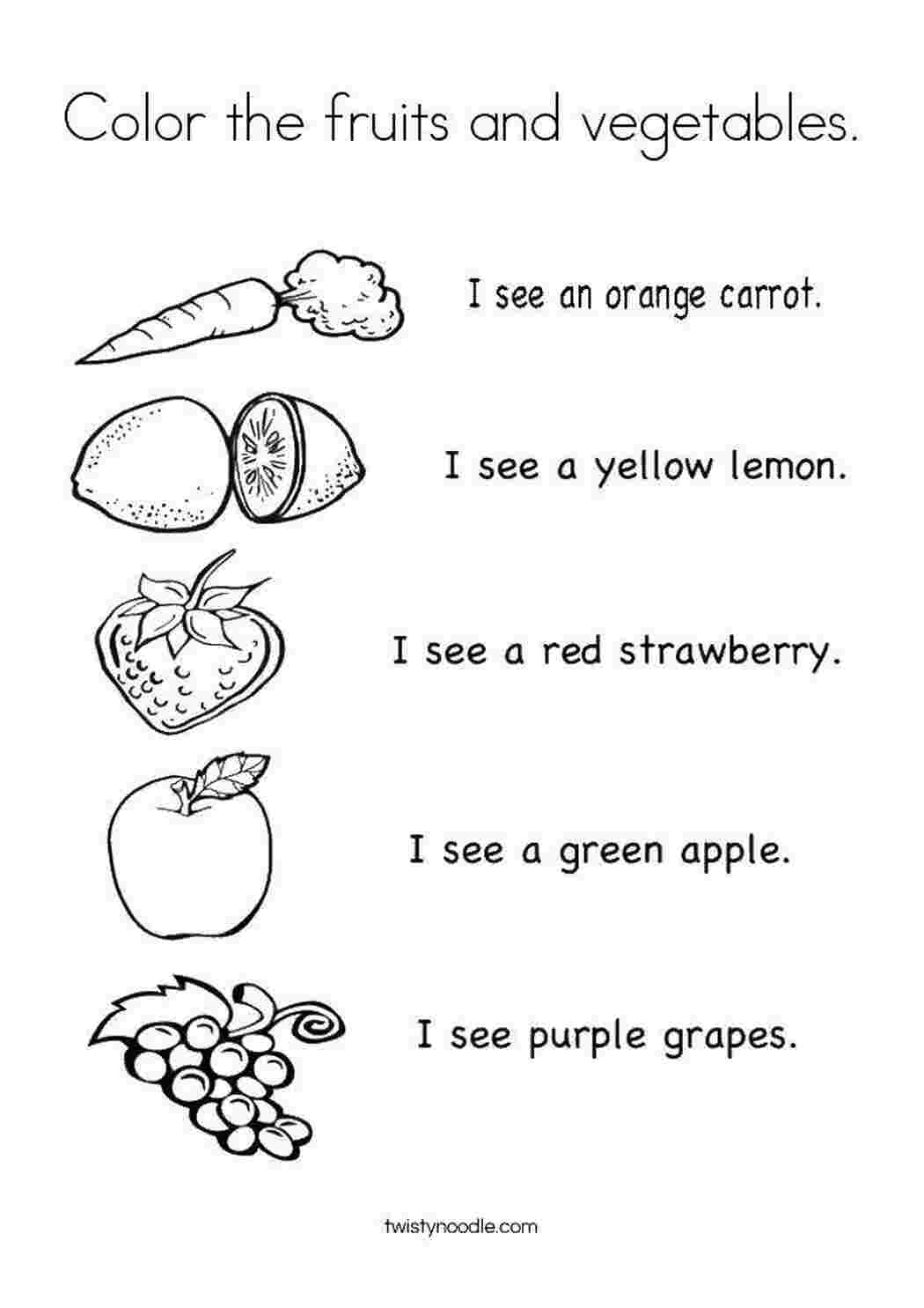 Упражнения на фрукты на английском языке для детей