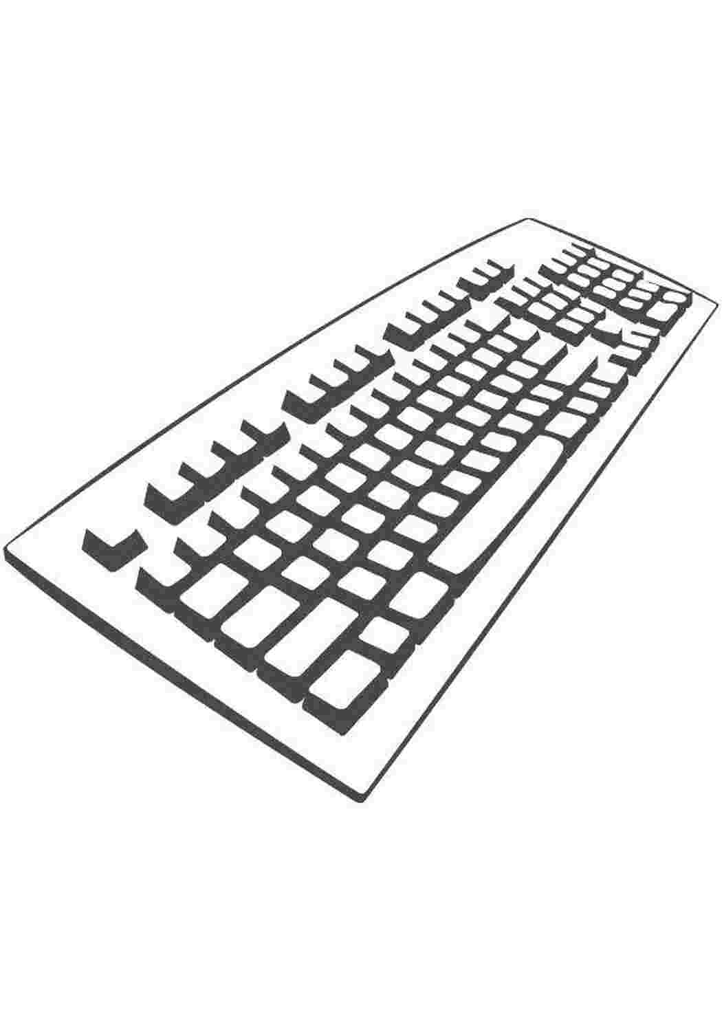 Раскраска Клавиатура