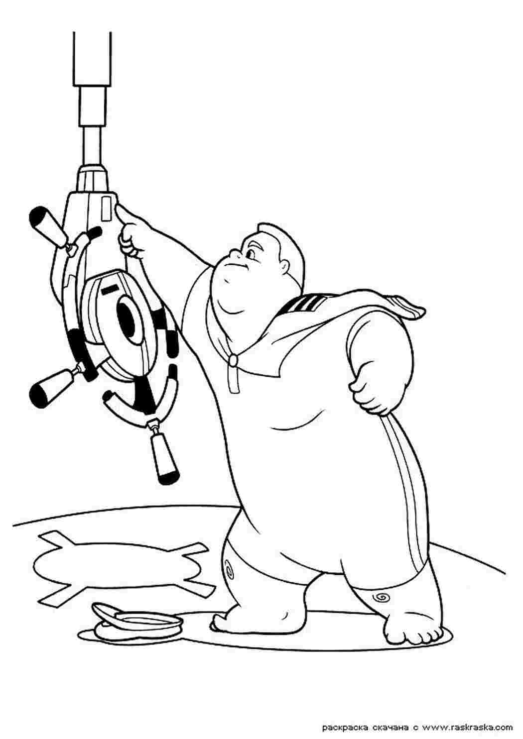 Раскраска ВАЛЛ-И, раскраски из мультфильма