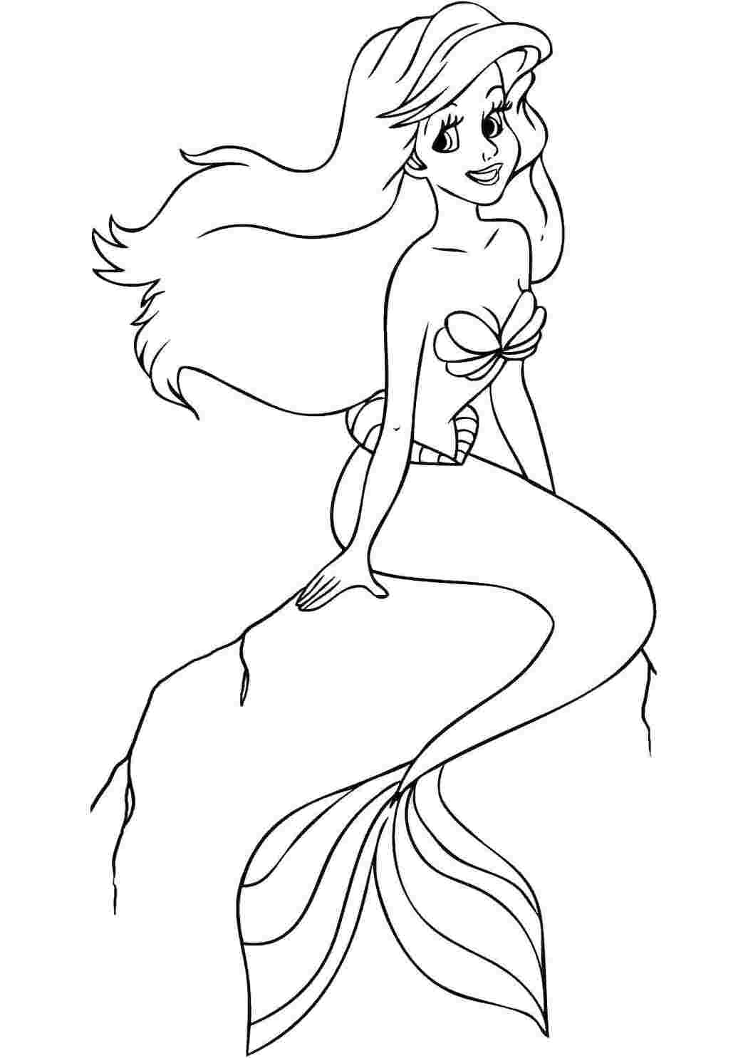 Рисунок русалочки. Русалка Ариэль для срисовки. Раскраски принцессы Диснея Ариэль. Раскраска принцесса Ариэль Русалка. Как нарисовать принцессу Диснея Ариэль.