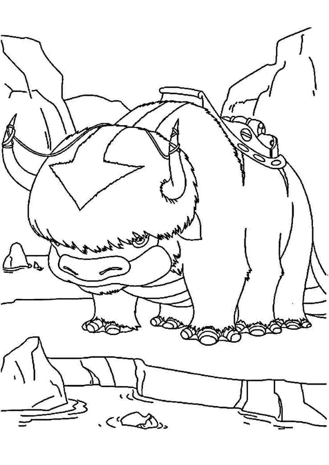 Раскраска Аппа