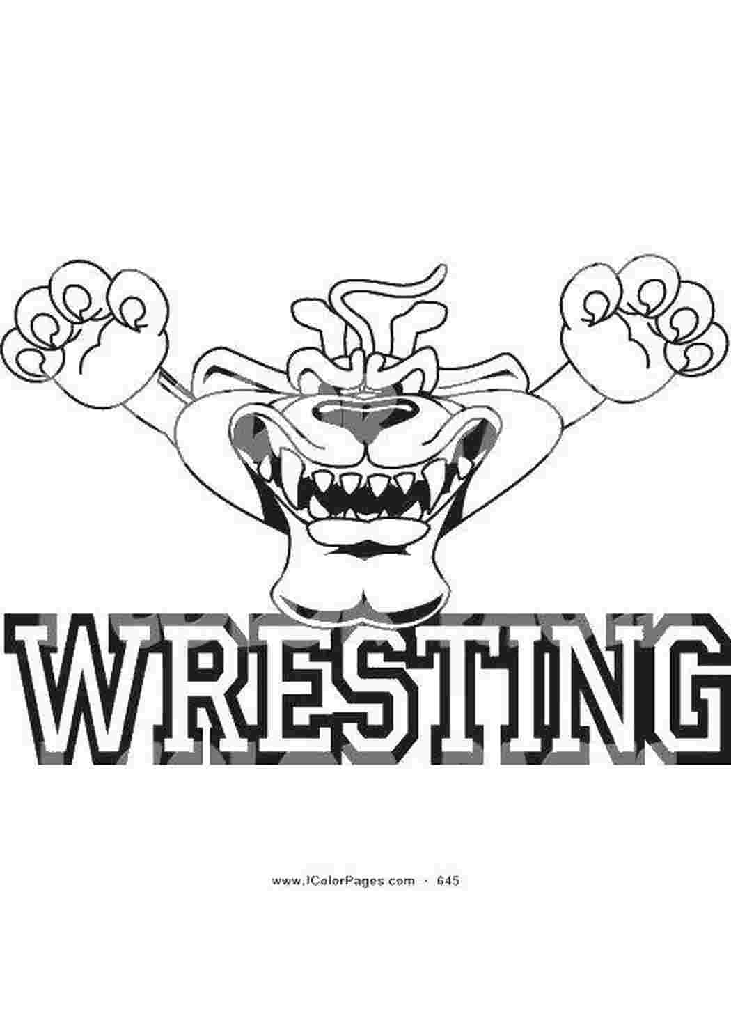 Раскраска Врестлинг