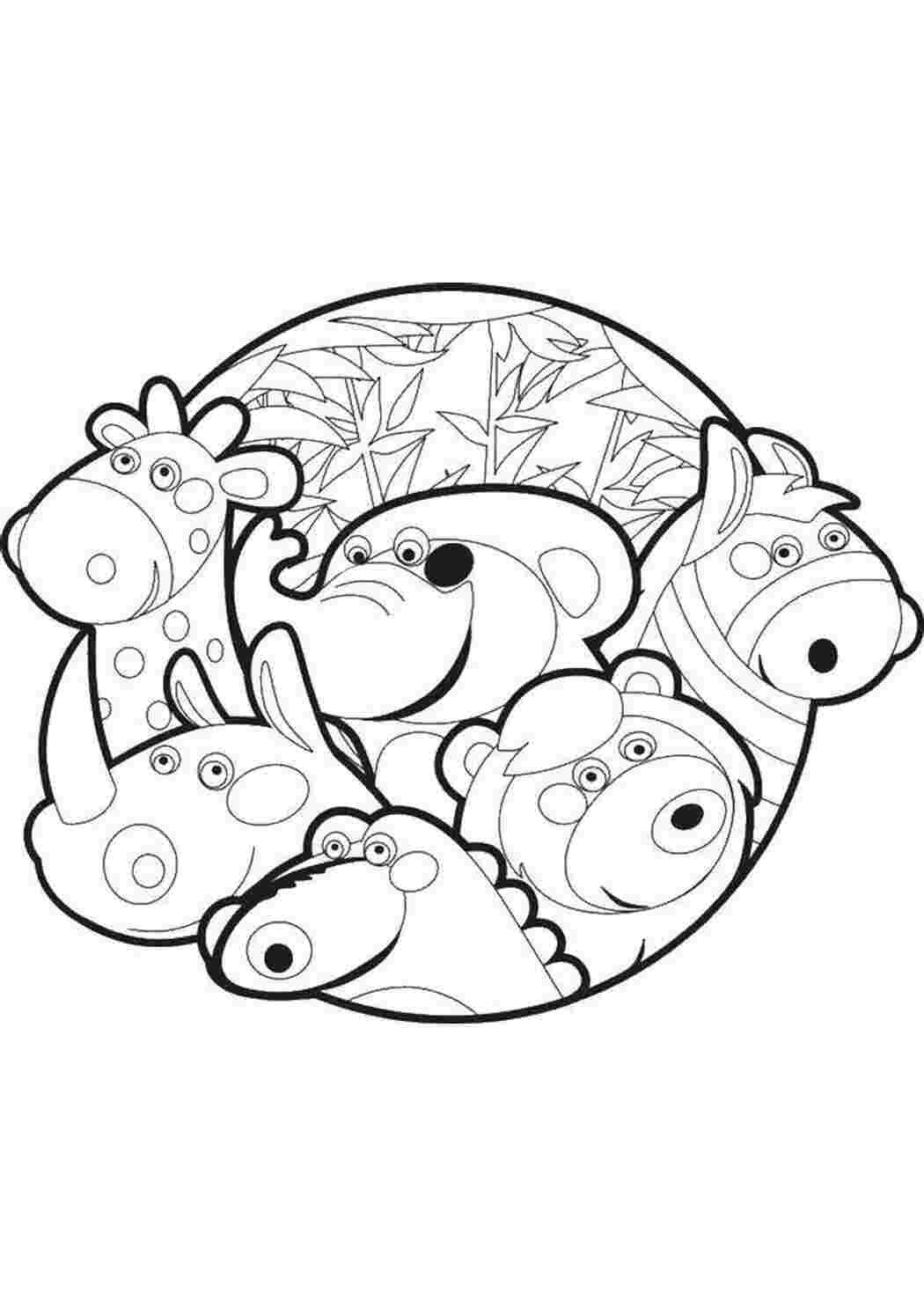 Раскраска Животные