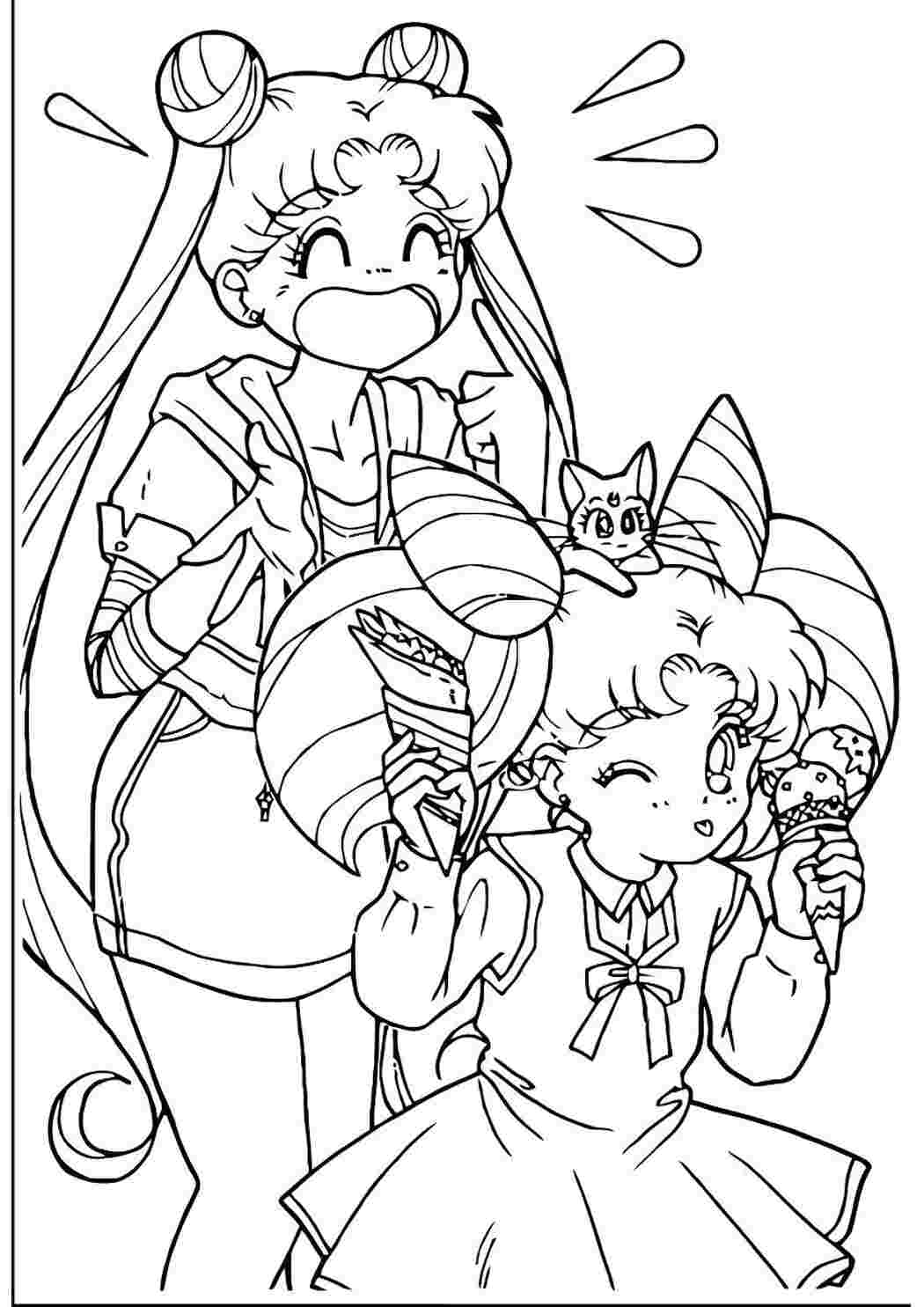 Раскраска Подружки