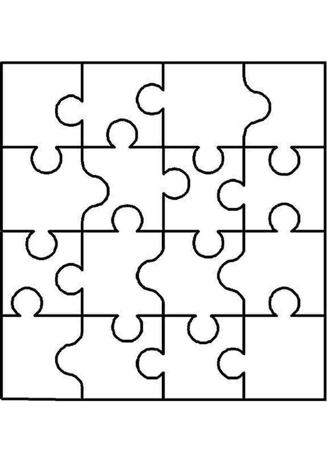 Раскраска Пазлы