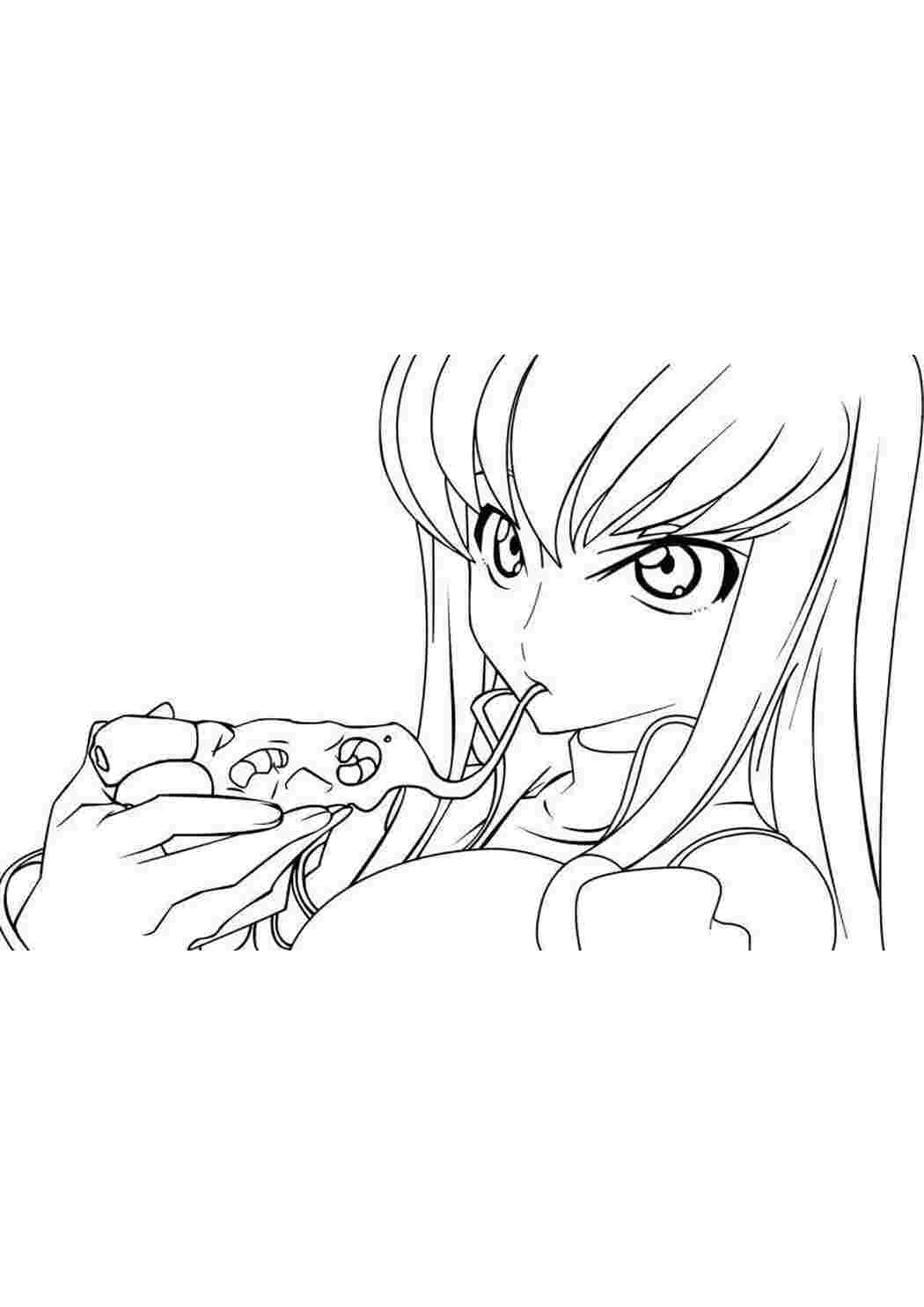 Раскраска Аниме