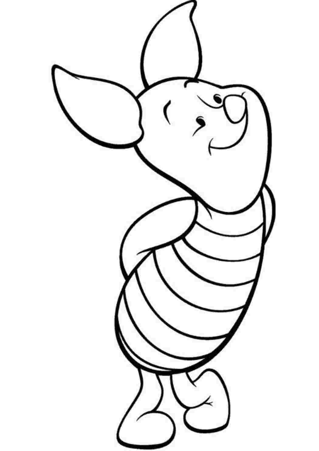 Раскраска Пятачек