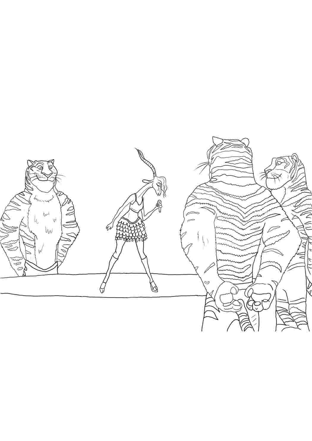 Раскраска козочка