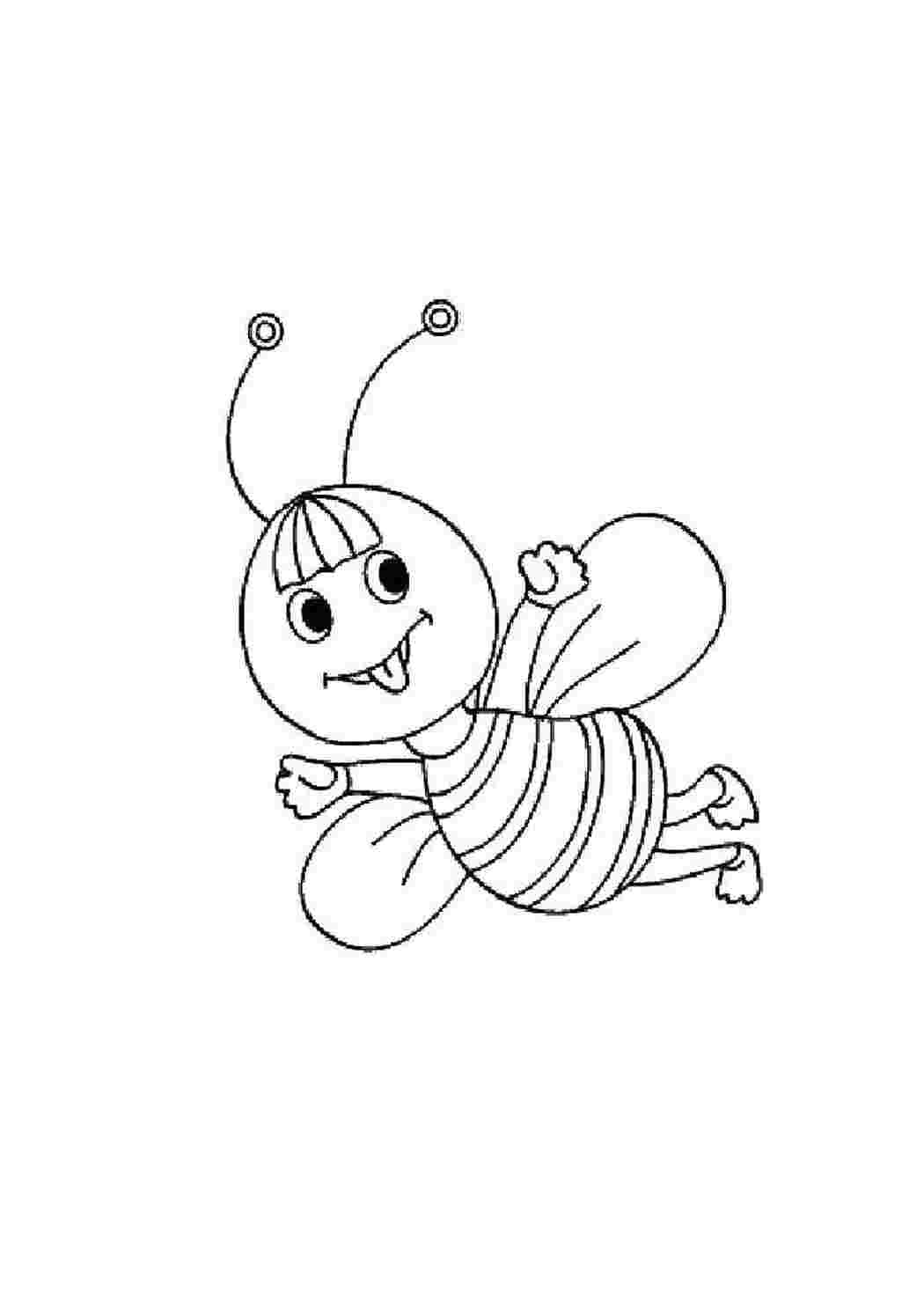 Раскраска Пчела