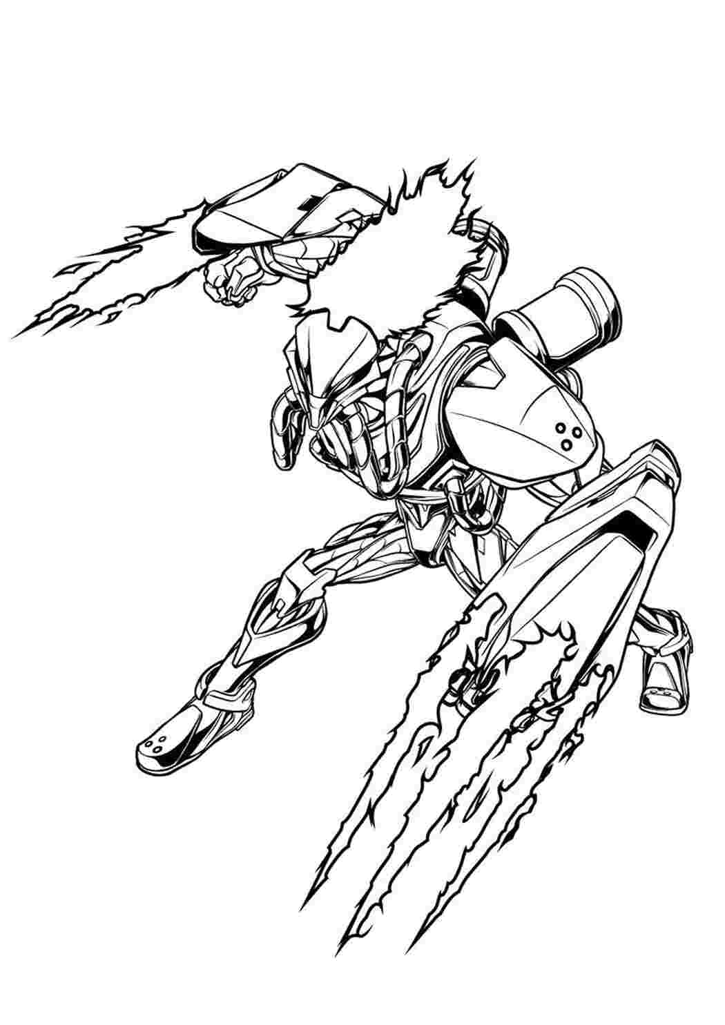 Раскраска  Макс Стил