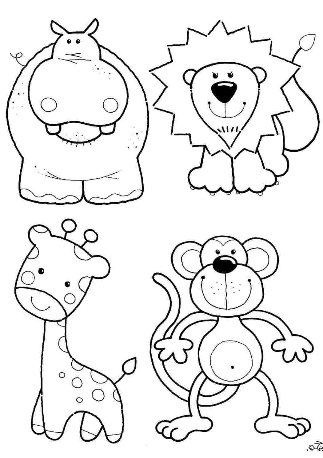 Раскраска Животные