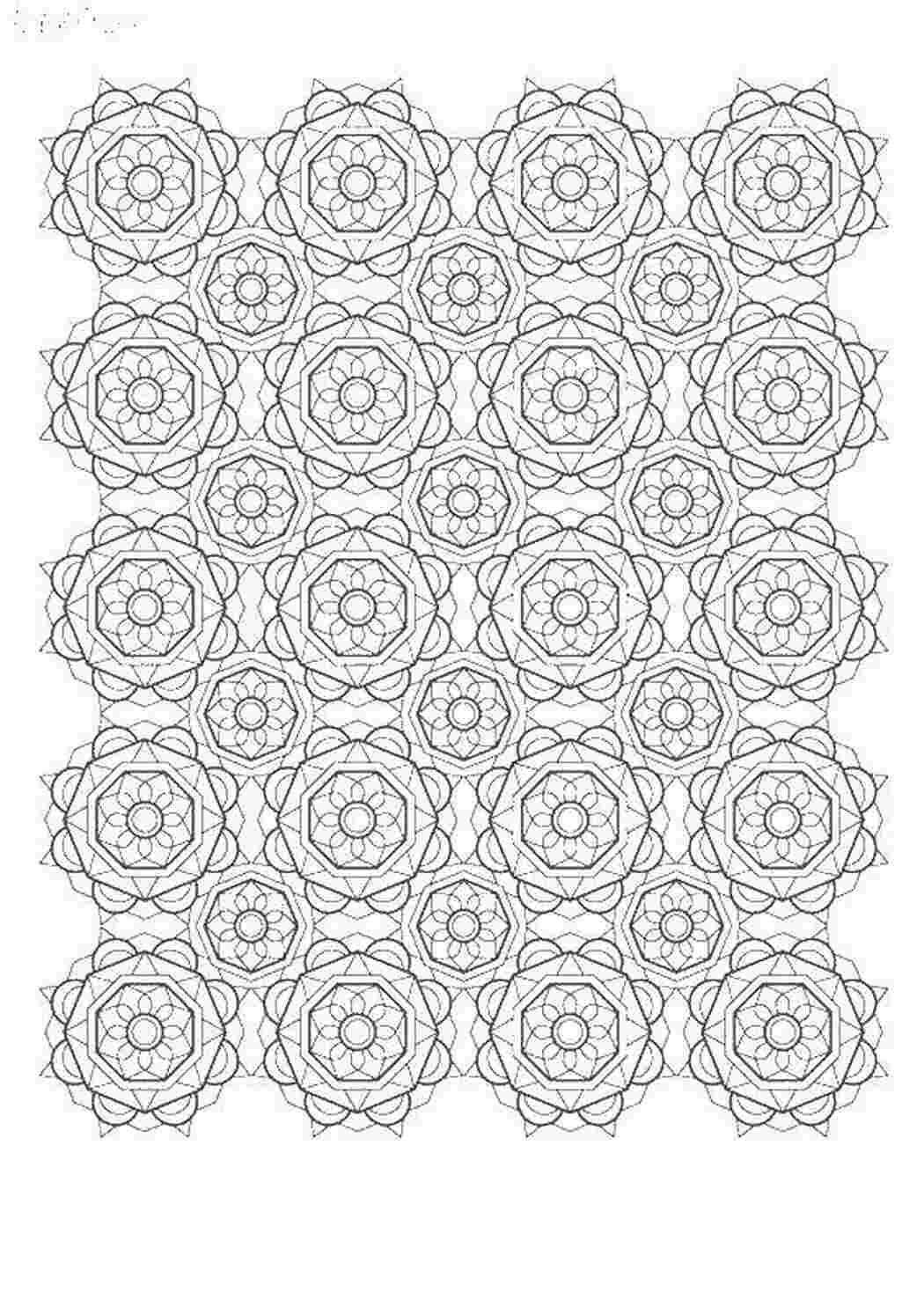Раскраска Узоры