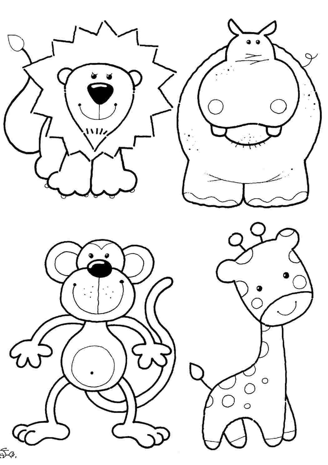 Раскраска Животные