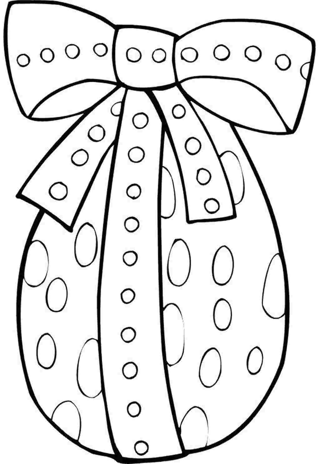 Раскраска Бантик