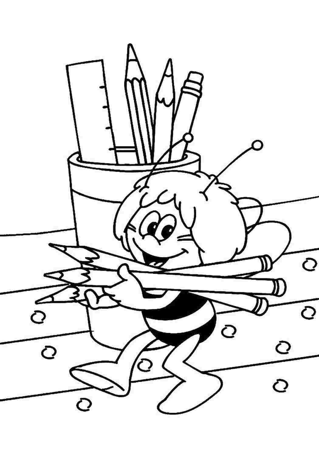 Раскраска Майя