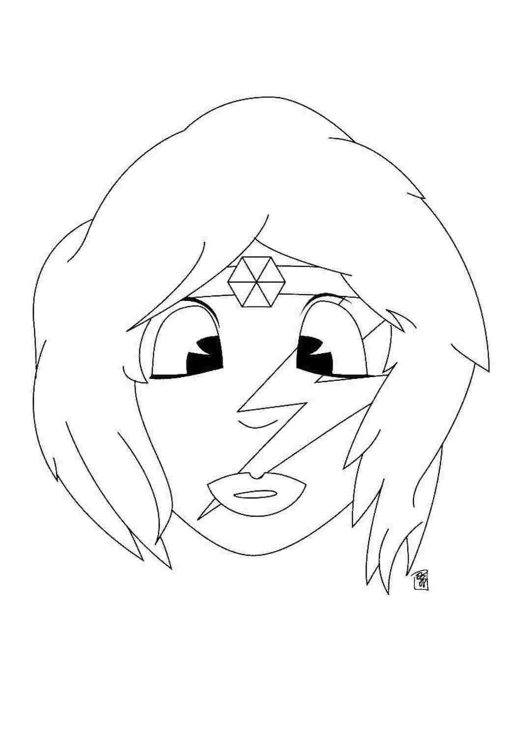 Раскраска Лицо