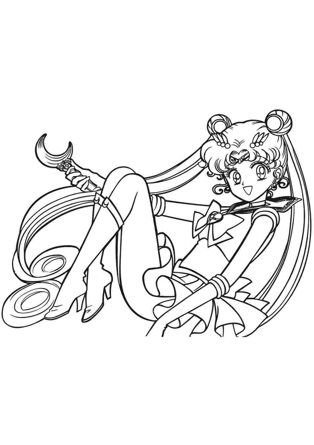 Раскраска Сейлор мун