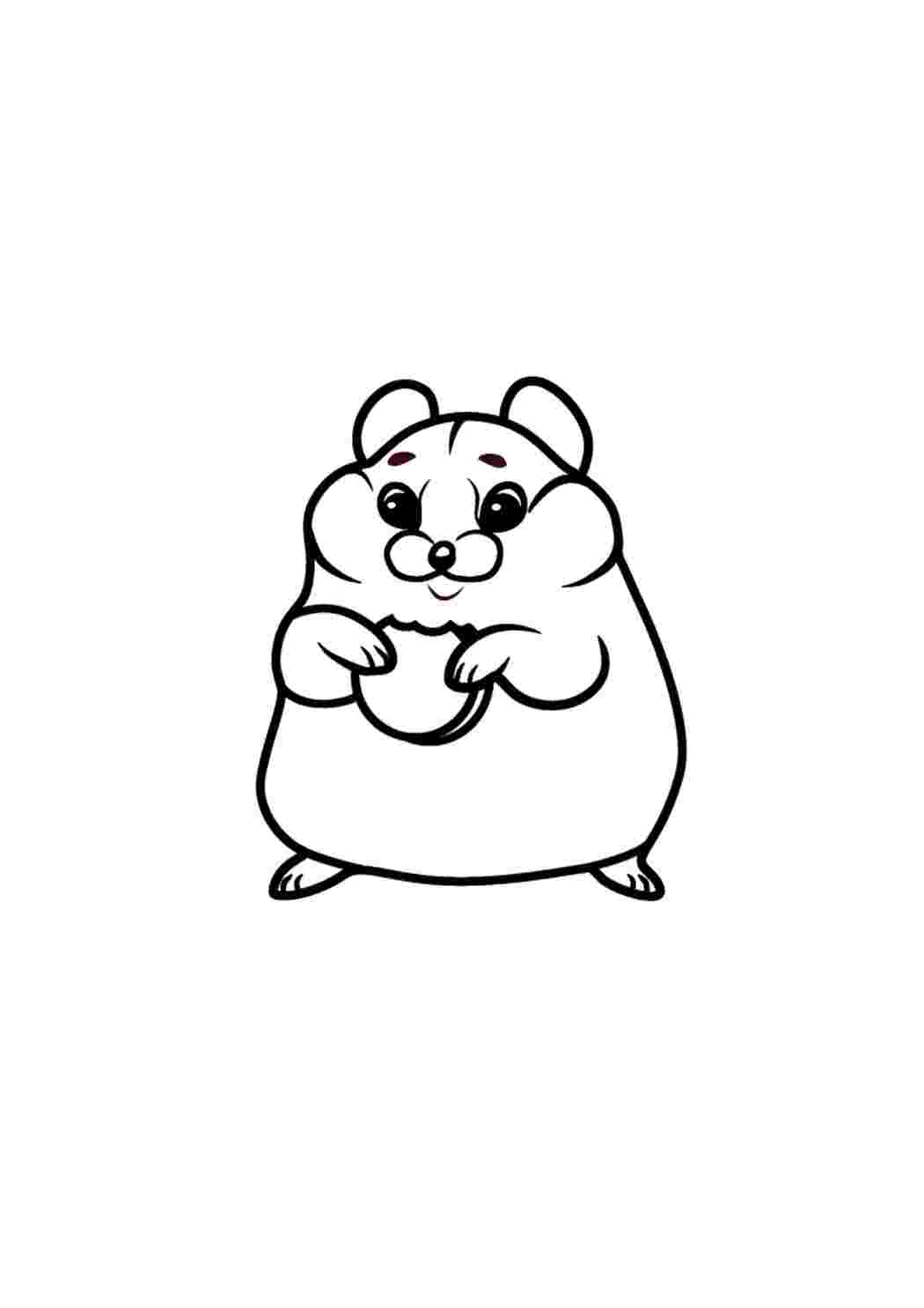 Хомяк рисунок