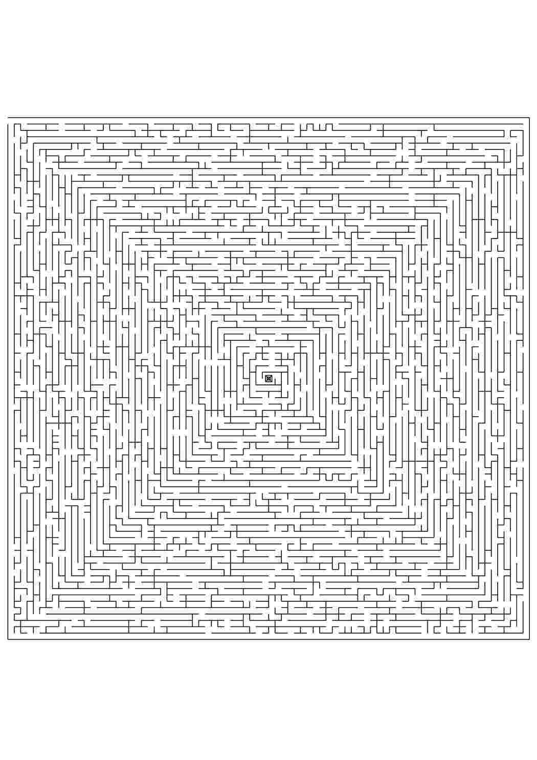 Раскраска Лабиринт