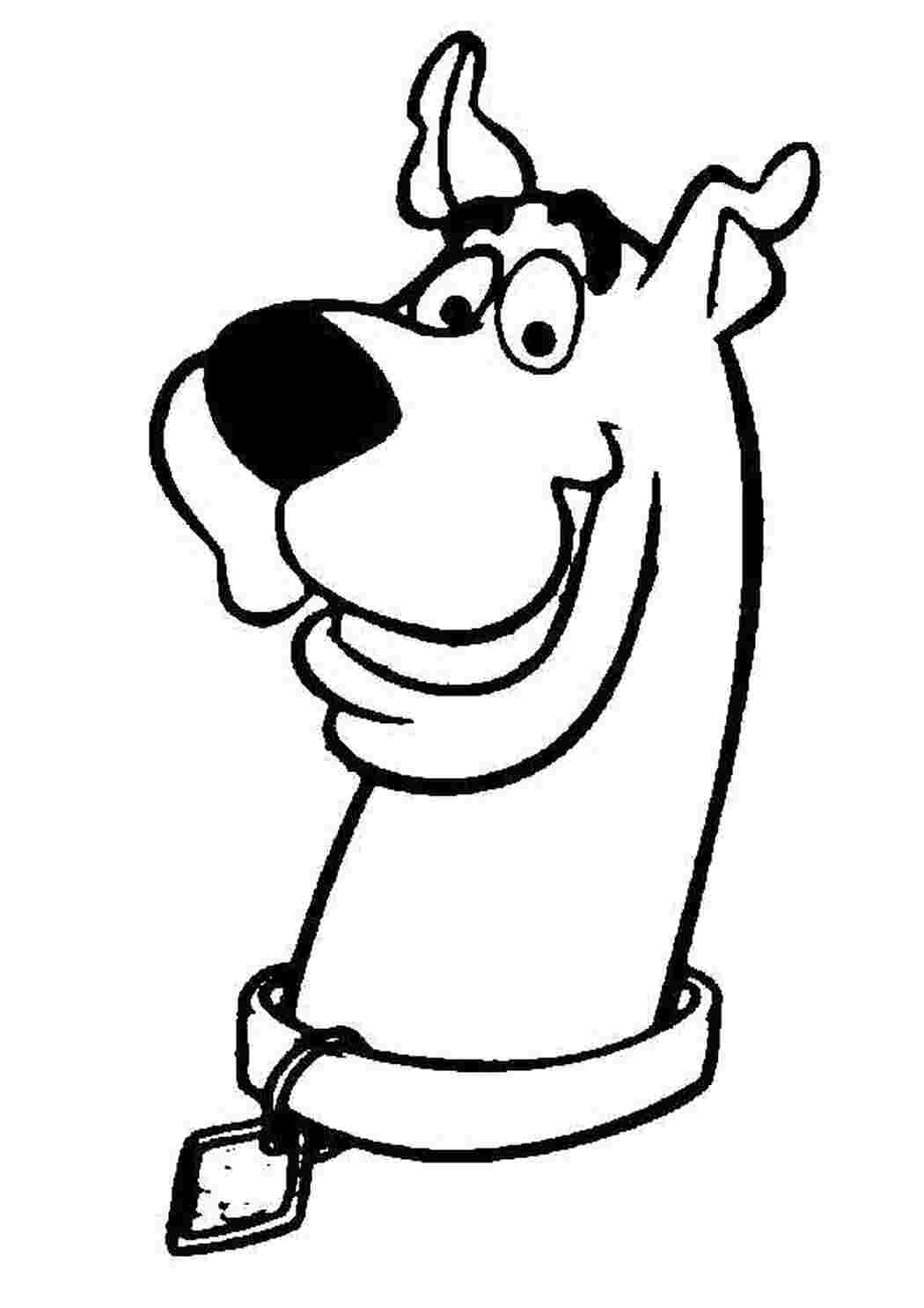 Раскраска Милый Скуби