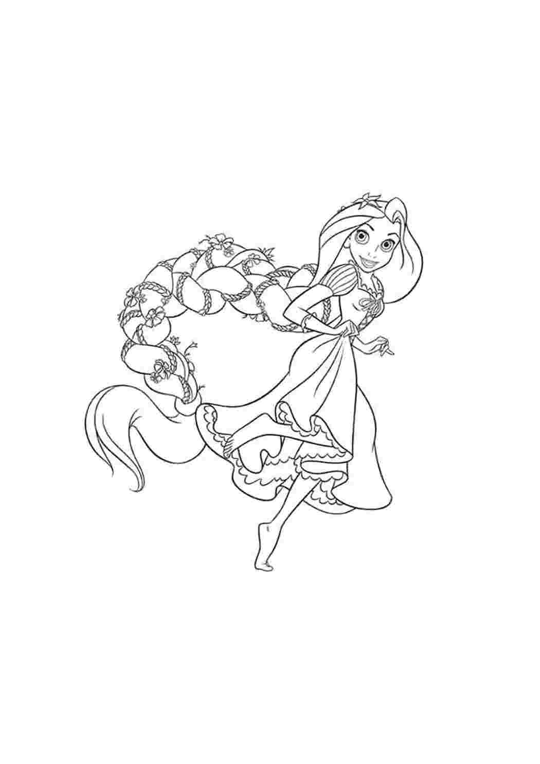 Раскраска бежит