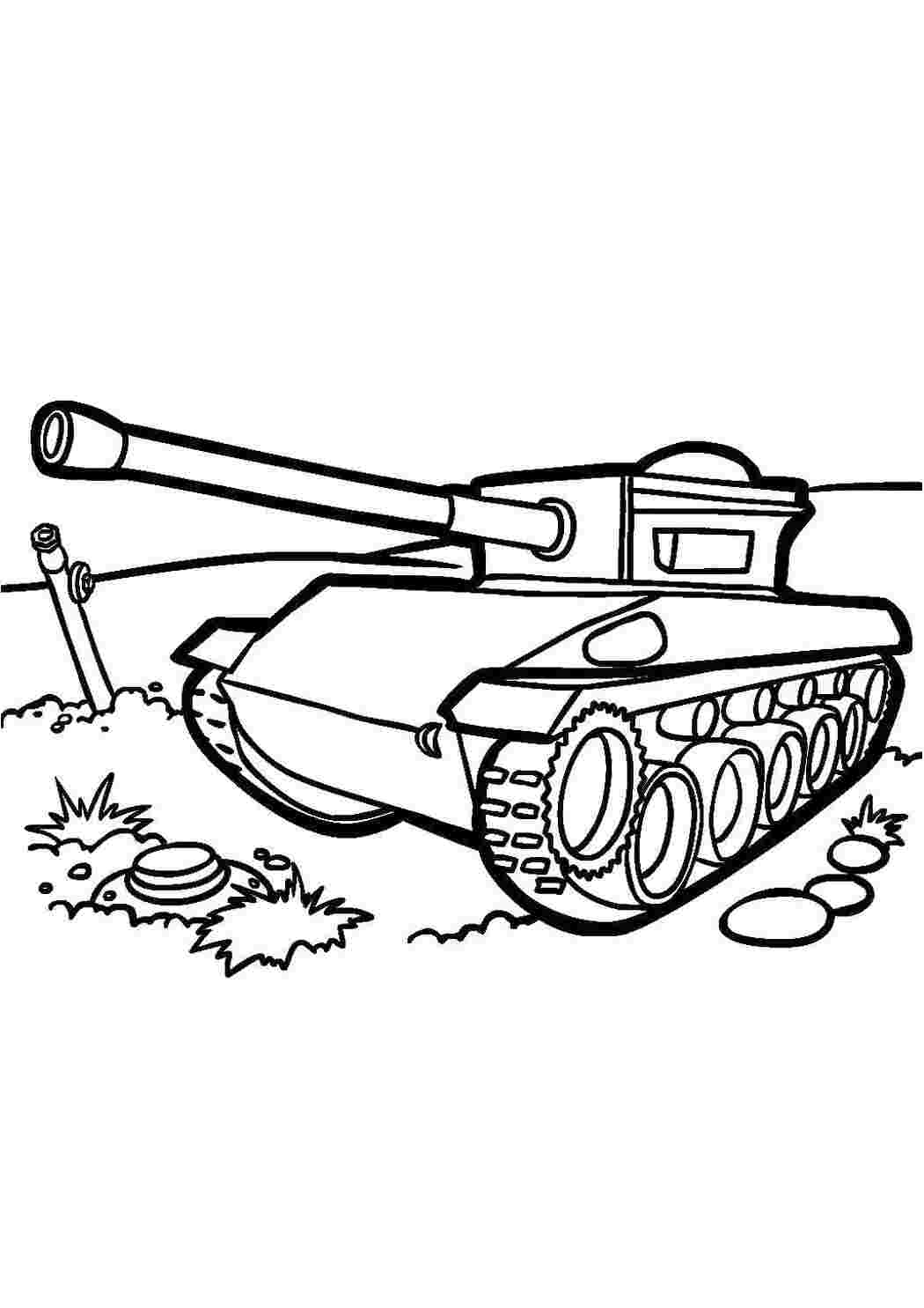 как нарисовать военный танк из гта 5 фото 115