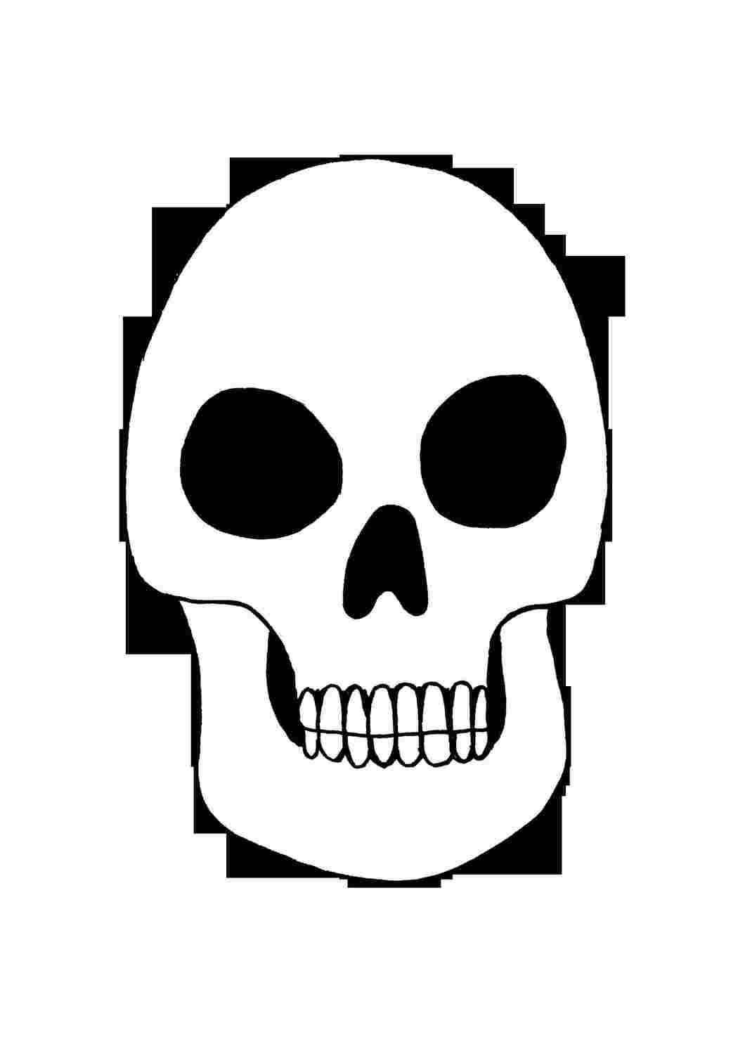 Раскраска Черепок