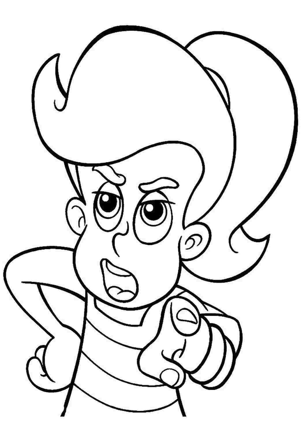 Раскраска Вредная Синди