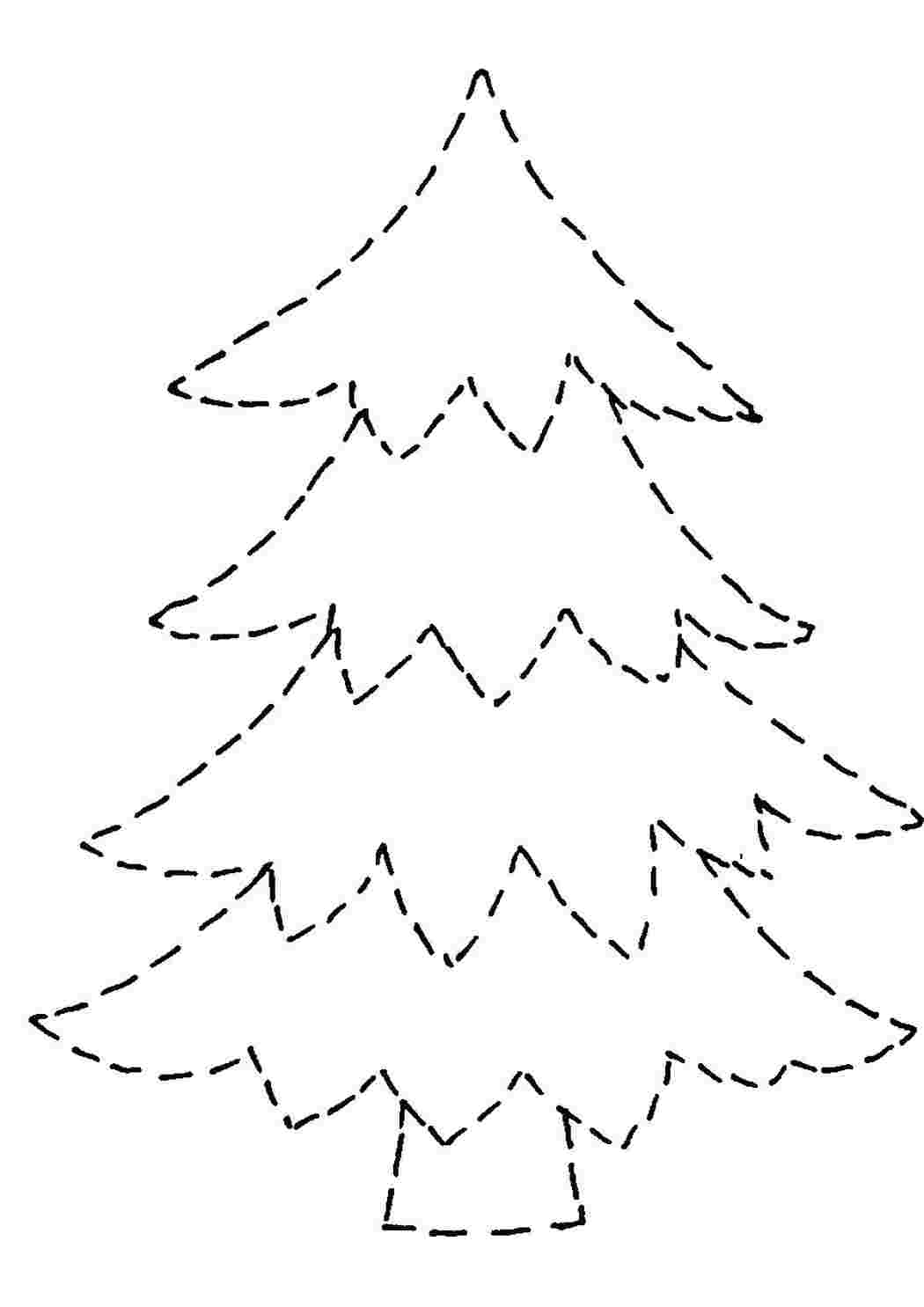 Раскраска Ёлочка