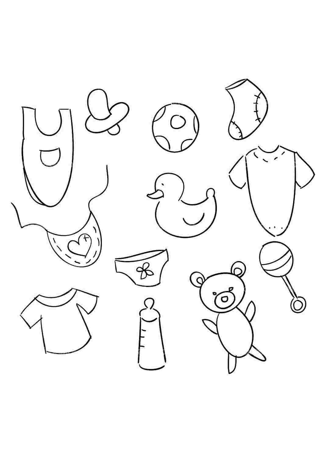 Раскраска Для малышей