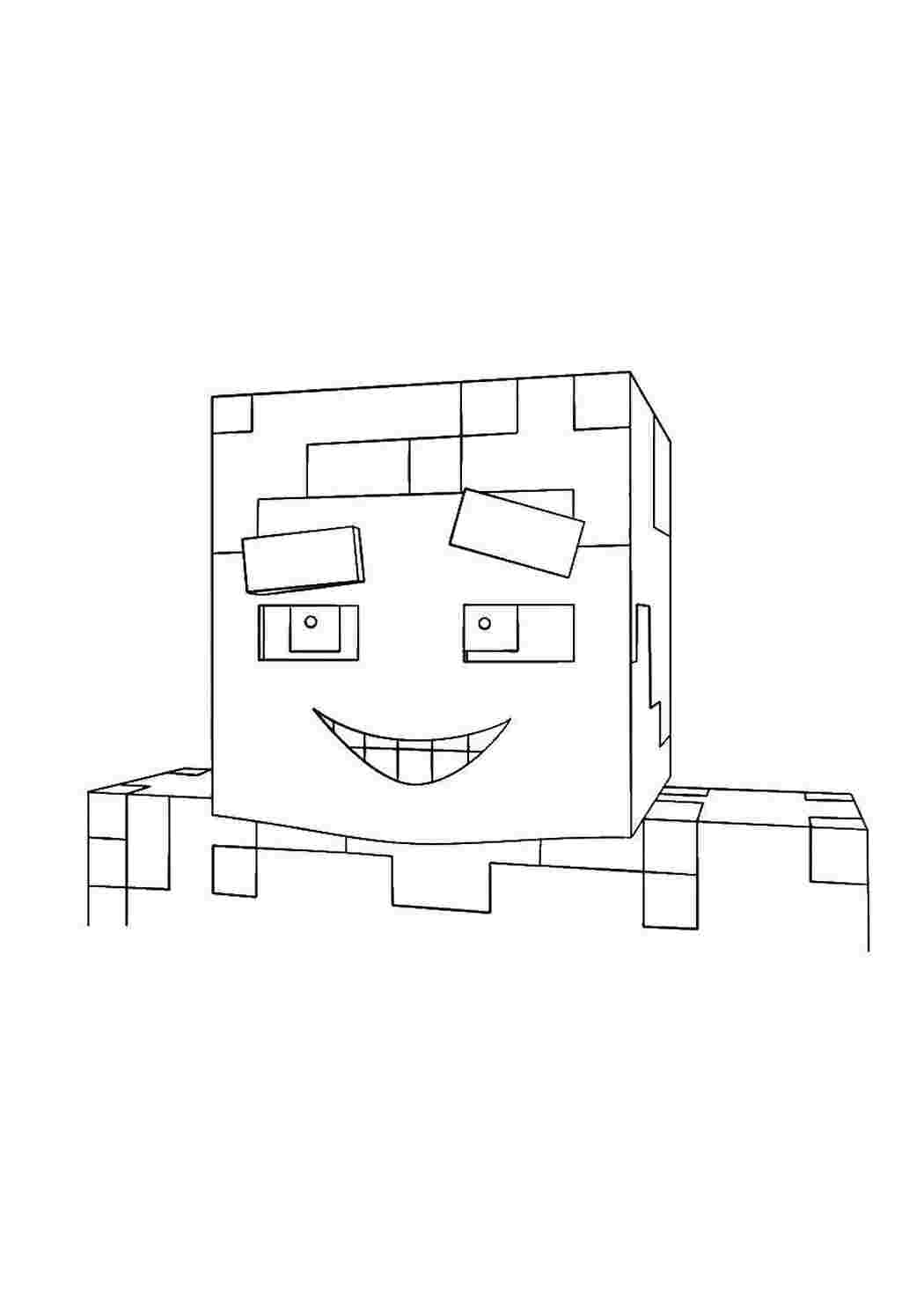 Раскраска Майнкрафт