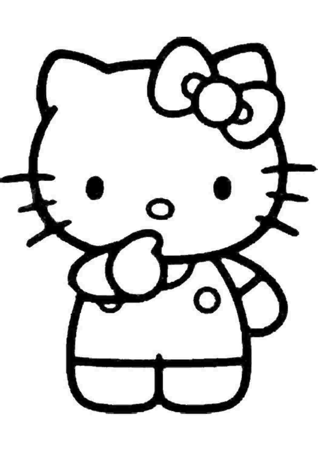 Раскраска Китти