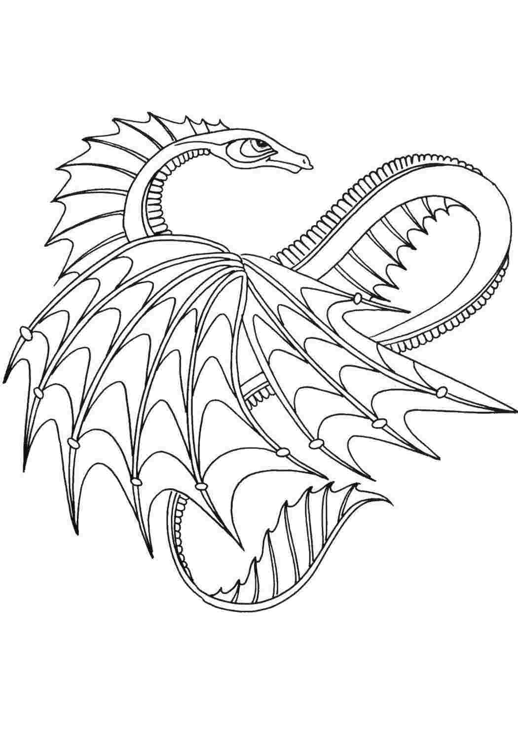 Раскраска Древний ящер.